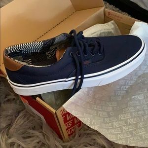 Brand new navy and brown Vans size 9
